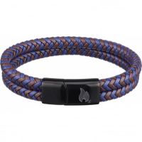 Браслет Zippo Braided Leather Bracelet (22 см) купить в Рязани