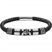 Браслет Zippo Five Charms Leather Bracelet с 5 шармами (22 см) купить в Рязани