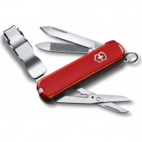 Нож-брелок Victorinox Nail Clip 580 (0.6463) 8 функций, красный купить в Рязани