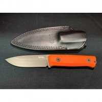 Нож LionSteel Bushcraft-R, сталь Sleipner, рукоять G10, оранжевый купить в Рязани