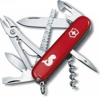 Нож перочинный Victorinox Angler, сталь X55CrMo14, рукоять Cellidor®, красный купить в Рязани