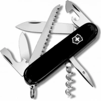 Нож перочинный Victorinox Camper 91 мм, 13 функций, черный купить в Рязани