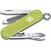 Нож перочинный Victorinox Classic Alox SD Colors, Lime Twist (0.6221.241G) лаймовый, 58 мм 7 функций купить в Рязани