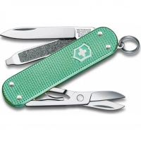 Нож перочинный Victorinox Classic Alox SD Colors, Minty Mint (0.6221.221G) мятный, 58 мм 7 функций купить в Рязани