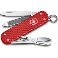 Нож перочинный Victorinox Classic Alox SD Colors, Sweet Berry (0.6221.201G) красный, 58 мм 7 функций купить в Рязани