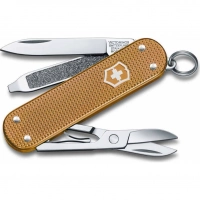 Нож перочинный Victorinox Classic Alox SD Colors, Wet Sand (0.6221.255G) коричневый, 58 мм 7 функций купить в Рязани