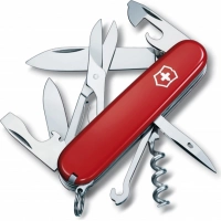 Нож перочинный Victorinox Climber, сталь X55CrMo14, рукоять Cellidor®, красный купить в Рязани