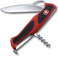 Нож перочинный Victorinox RangerGrip 63, сталь X55CrMo14, рукоять полиамид, красно-чёрный купить в Рязани