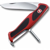 Нож перочинный Victorinox RangerGrip, сталь X50CrMoV15, рукоять нейлон, красно-чёрный купить в Рязани