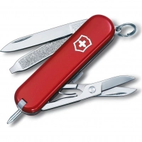 Нож перочинный Victorinox Signature, сталь X55CrMo14, рукоять Cellidor®, красный купить в Рязани