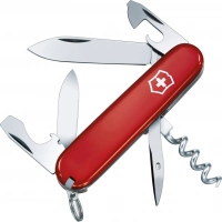 Нож перочинный Victorinox Tourist, сталь X55CrMo14, рукоять Cellidor®, красный купить в Рязани