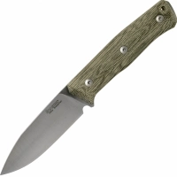 Нож с фиксированным клинком LionSteel B35, сталь Sleipner, рукоять Green canvas micarta купить в Рязани