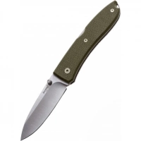 Нож складной Lionsteel Big Opera, сталь D2, рукоять G-10, зеленый купить в Рязани