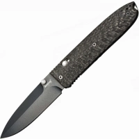 Нож складной Lionsteel Daghetta Black 8701 FC, сталь D2 Blade, рукоять карбон/G-10 купить в Рязани