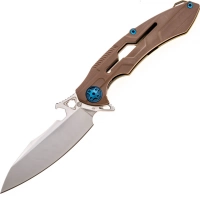 Нож складной Rikeknife M3 Brown, сталь 154CM, рукоять титан/G10 купить в Рязани