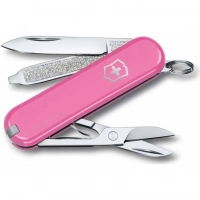 Нож Victorinox Classic SD Colors, Cherry Blossom (0.6223.51G) розовый, 7 функций 58мм купить в Рязани