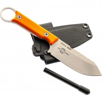 Нож White River FIRECRAFT 3.5 Pro StoneWash, сталь CPM S35VN, рукоять G10 оранжевая купить в Рязани