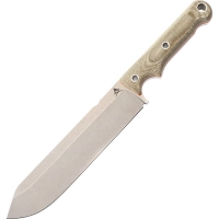 Нож White River FIRECRAFT 7 StoneWash, сталь CPM S35VN, рукоять серо-зеленая микарта, чехол Kydex купить в Рязани