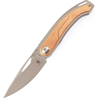 Складной нож Kizer Apus, сталь CPM S35VN, рукоять титан/ Bronze Carbon купить в Рязани