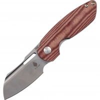 Складной нож Kizer October, сталь CPM 20CV, рукоять Red Micarta купить в Рязани