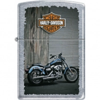 Зажигалка ZIPPO Harley-Davidson® Байк, с покрытием Street Chrome™, латунь/сталь, серебристая, 36x12x56 мм купить в Рязани