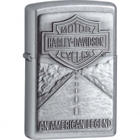 Зажигалка ZIPPO Harley-Davidson® Легенда, с покрытием Street Chrome™ купить в Рязани