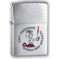 Зажигалка ZIPPO Мальчик, латунь с покрытием Brushed Chrome, серебристый, матовая, 36х12×56 мм купить в Рязани